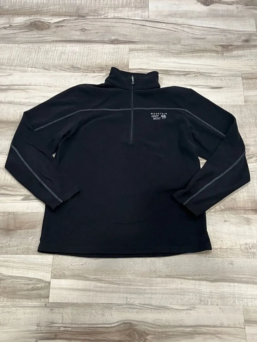 Mountain Hardwear Black Half-Zip Fleece Pullover